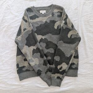 LUCKY BRAND Camo Sweater